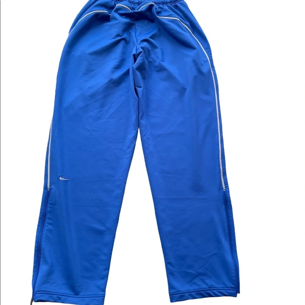 Nike Blue Track Sweatpants Side-zipper Size:‎ L